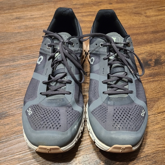 On Cloud Cloudflow Mesh Rock Rose Running Shoes 9.5 - Picture 3 of 6